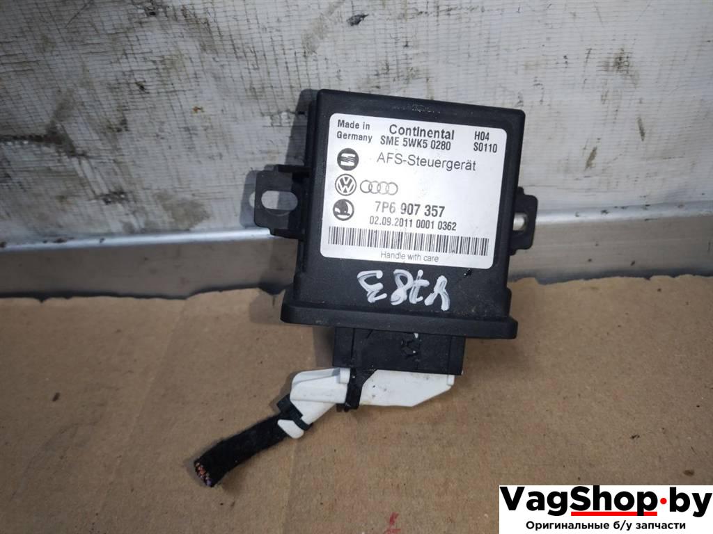 блок управления светом Volkswagen Touareg 2 поколение 2012, 3.6 л., FSI, CGR, бензин, АКПП, серебро, внедорожник 5 дв., полный привод, 7P6907357 - фото №1