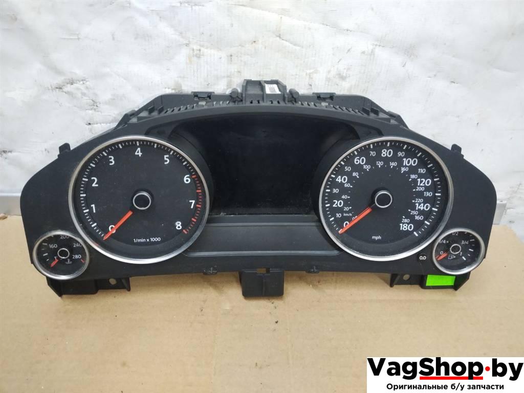 щиток приборов (приборная панель) Volkswagen Touareg 2 поколение 2012, 3.6 л., FSI, CGR, бензин, АКПП, серебро, внедорожник 5 дв., полный привод, 7P6920980M - фото №1