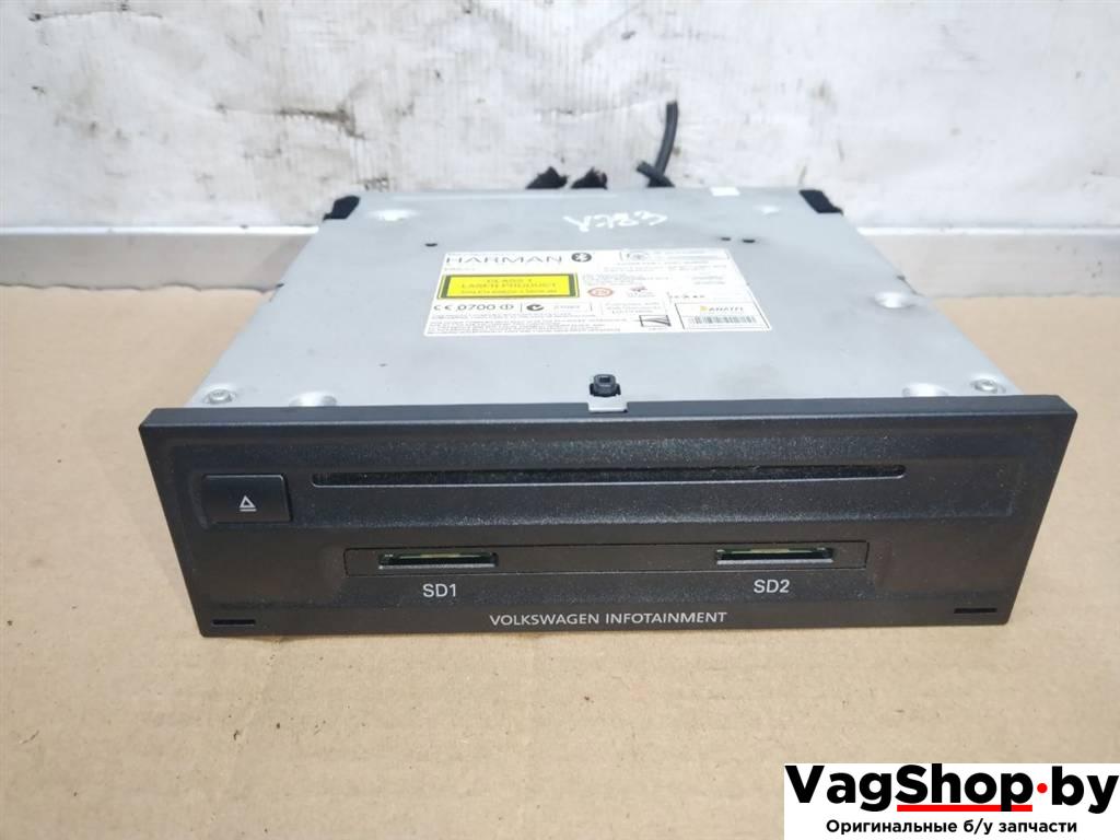 блок управления мультимедия Volkswagen Touareg 2 поколение 2012, 3.6 л., FSI, CGR, бензин, АКПП, серебро, внедорожник 5 дв., полный привод, 7P6035664B - фото №1