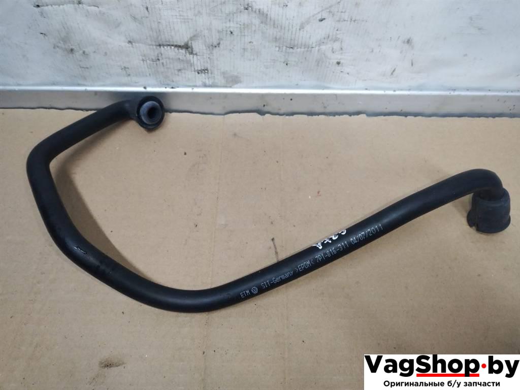 патрубок (трубопровод, шланг) Volkswagen Touareg 2 поколение 2012, 3.6 л., FSI, CGR, бензин, АКПП, серебро, внедорожник 5 дв., полный привод, 7P1816311 - фото №1