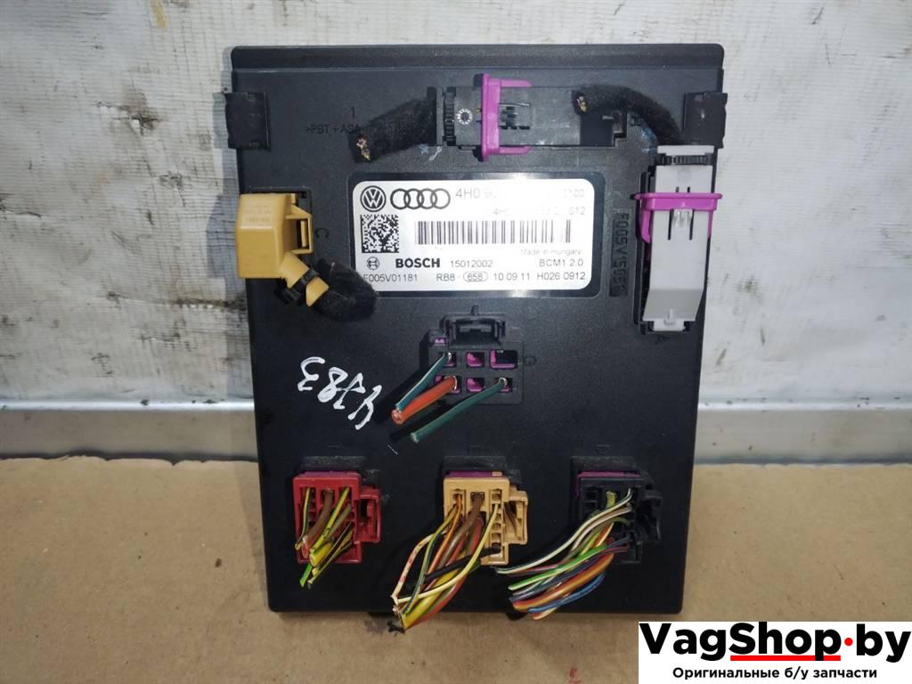 Блок управления BCM (Body Control Module) Volkswagen Touareg 2 поколение 2012, 3.6 л., FSI, CGR, бензин, АКПП, серебро, внедорожник 5 дв., полный привод, 4H0907063BD - фото №1