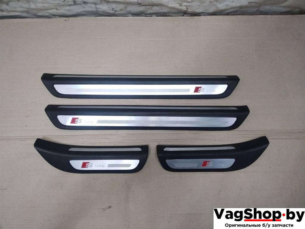 накладка на порог Audi Q5 8R 2011, 3.0 л., TDi, CCW, дизель, АКПП, серый, внедорожник 5 дв., полный привод, 8R0853373C, 8R0853374C, 8R0853375C, 8R0853376C - фото №1