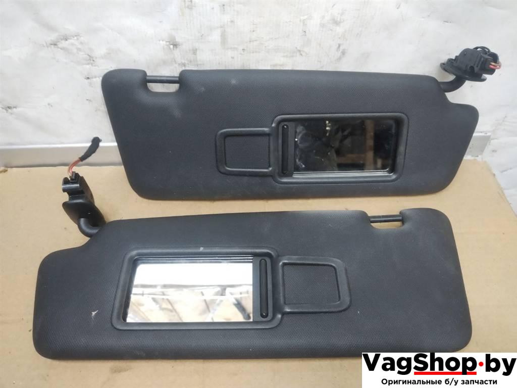 козырек солнцезащитный Audi Q5 8R 2011, 3.0 л., TDi, CCW, дизель, АКПП, серый, внедорожник 5 дв., полный привод, 8K0857551, 8K0857552 - фото №1