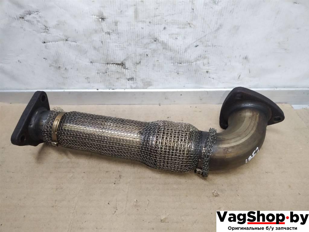труба приемная глушителя Audi A4 B8/8K 2010, 2.7 л., TDi, CGK, дизель, МКПП, белый, седан, передний привод, 059131789S - фото №1