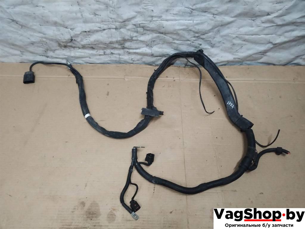 минусовой провод аккумулятора Audi A4 B8/8K 2010, 2.7 л., TDi, CGK, дизель, МКПП, белый, седан, передний привод - фото №1