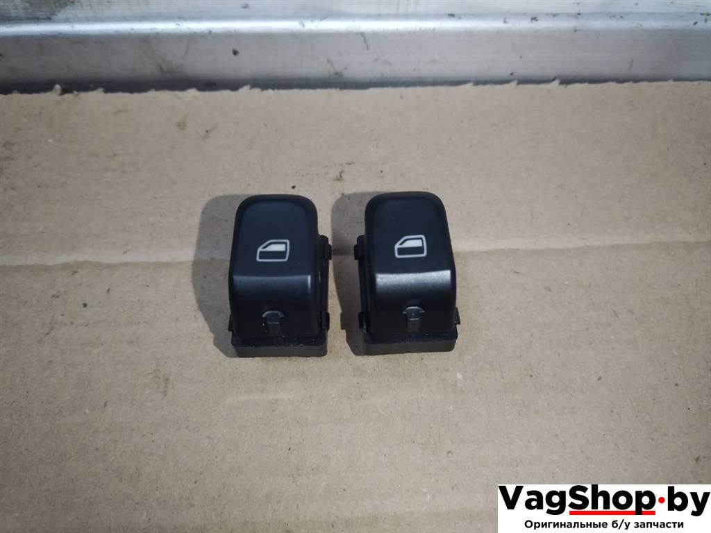 кнопка стеклоподъемника Audi A4 B8/8K 2010, 2.7 л., TDi, CGK, дизель, МКПП, белый, седан, передний привод, 8K0959855A - фото №1