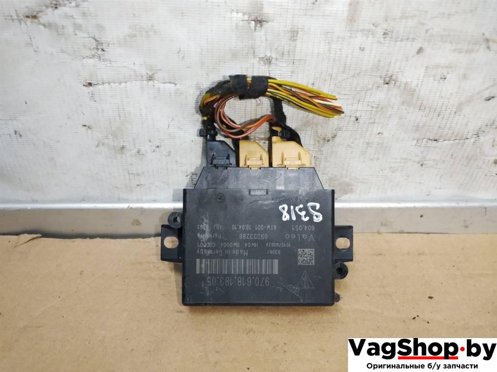 блок управления парктрониками Porsche Panamera 970 2011, 3.6 л., i, M 46.40, бензин, АКПП, черный, хетчбэк 5 дв., полный привод, 97061818305 - фото №1