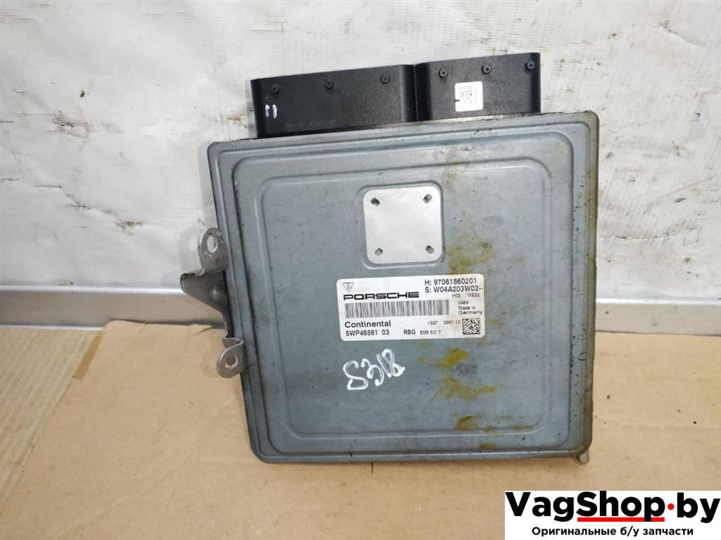 блок управления двигателем Porsche Panamera 970 2011, 3.6 л., i, M 46.40, бензин, АКПП, черный, хетчбэк 5 дв., полный привод, 97061860201, 97061812901 - фото №1