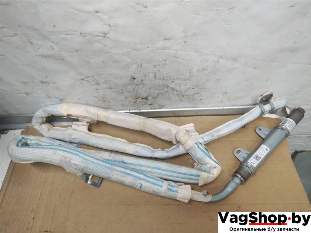 подушка безопасности боковая (шторка) Volkswagen Touareg 2 поколение 2014, 3.6 л., FSI, CGR, бензин, АКПП, синий, внедорожник 5 дв., полный привод, 7P6880741C - фото №1