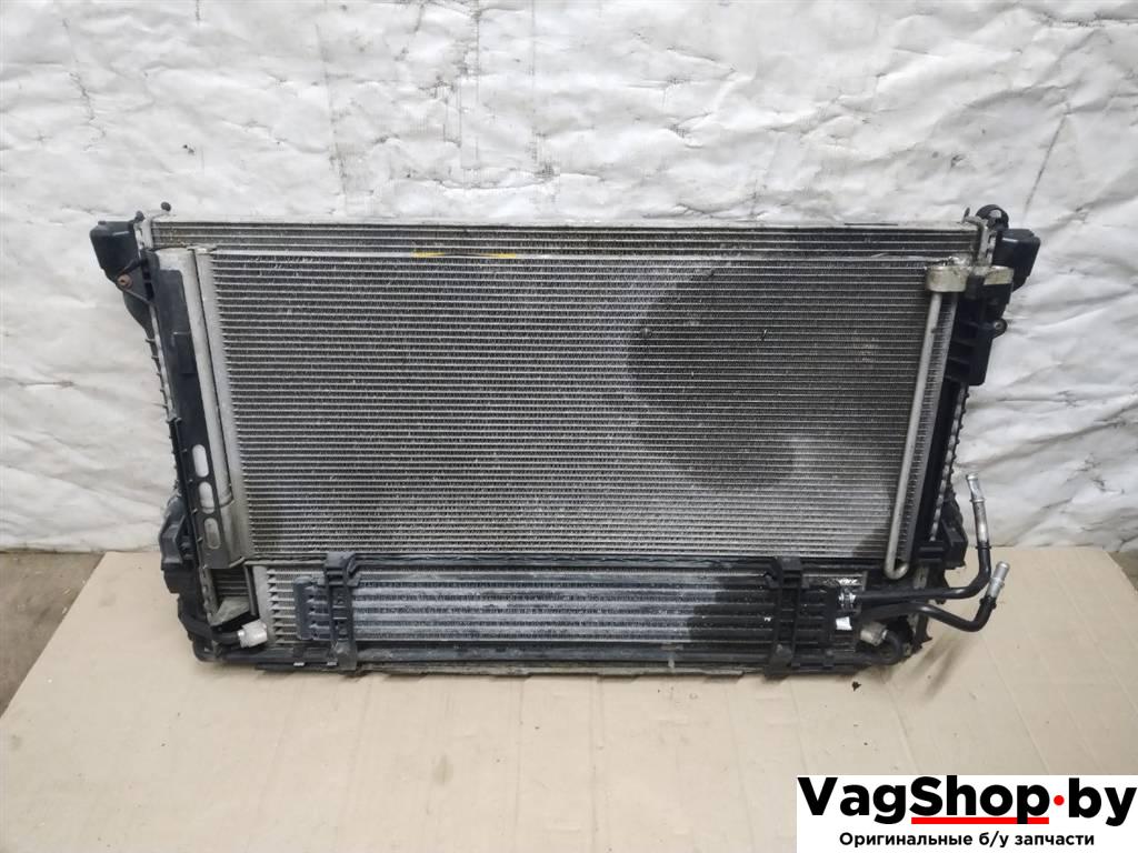 кассета радиаторов Porsche Panamera 970 2011, 3.6 л., i, M 46.40, бензин, АКПП, черный, хетчбэк 5 дв., полный привод, 97057311100, 97016013102, 97034723902 - фото №1