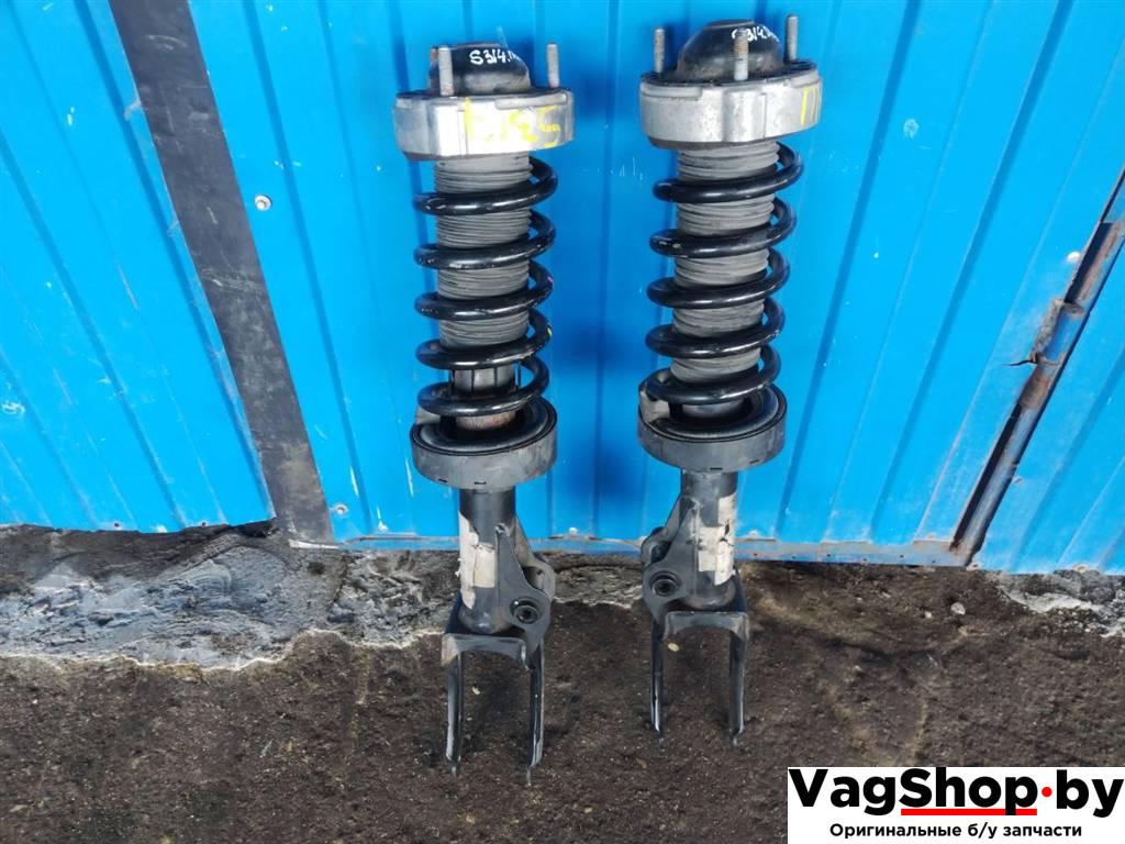 амортизатор передний Volkswagen Touareg 2 поколение 2014, 3.6 л., FSI, CGR, бензин, АКПП, синий, внедорожник 5 дв., полный привод - фото №1