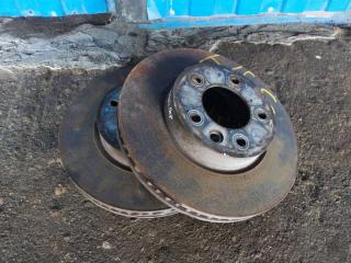 диск тормозной передний Volkswagen Touareg 2 поколение 2014, 3.6 л., FSI, CGR, бензин, АКПП, синий, внедорожник 5 дв., полный привод