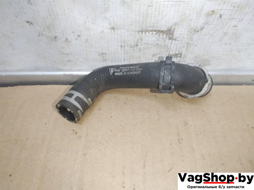 патрубок радиатора Porsche Panamera 970 2011, 3.6 л., i, M 46.40, бензин, АКПП, черный, хетчбэк 5 дв., полный привод, 97057258600 - фото №1