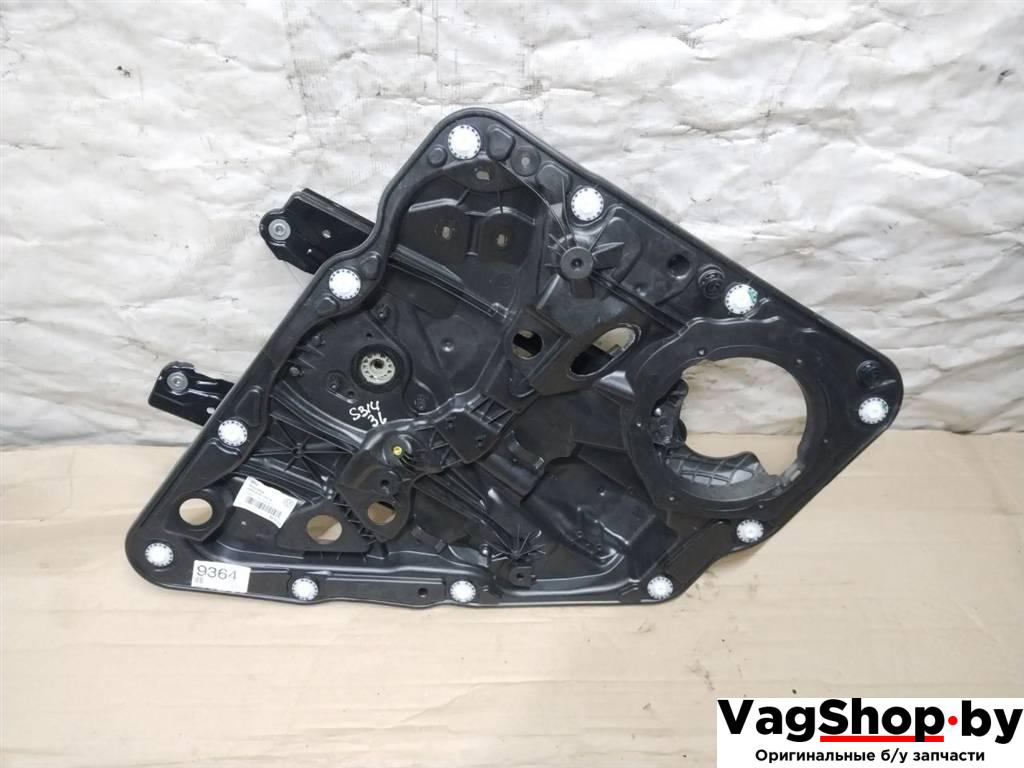 стеклоподъемник электрический задний левый Volkswagen Touareg 2 поколение 2014, 3.6 л., FSI, CGR, бензин, АКПП, синий, внедорожник 5 дв., полный привод, 7P6839755A - фото №1