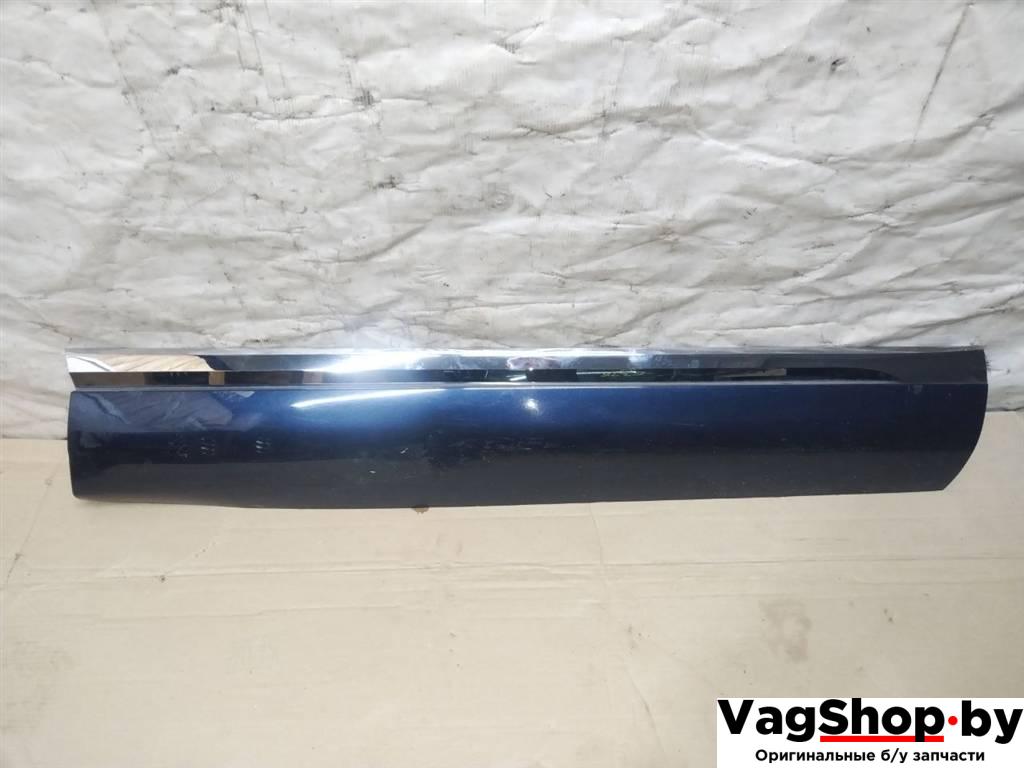 молдинг двери передней правой Volkswagen Touareg 2 поколение 2014, 3.6 л., FSI, CGR, бензин, АКПП, синий, внедорожник 5 дв., полный привод, 7P6854940H - фото №1