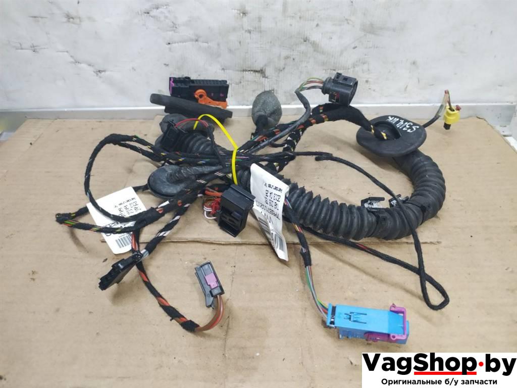 дверная проводка Volkswagen Touareg 2 поколение 2014, 3.6 л., FSI, CGR, бензин, АКПП, синий, внедорожник 5 дв., полный привод, 7P6971121D, 7P6971162DJ - фото №1