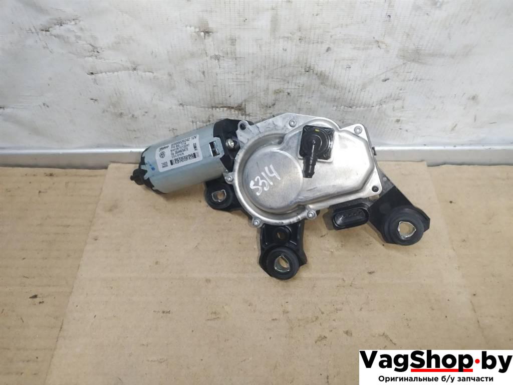 моторчик заднего стеклоочистителя (дворника) Volkswagen Touareg 2 поколение 2014, 3.6 л., FSI, CGR, бензин, АКПП, синий, внедорожник 5 дв., полный привод, 7P6955711A - фото №1