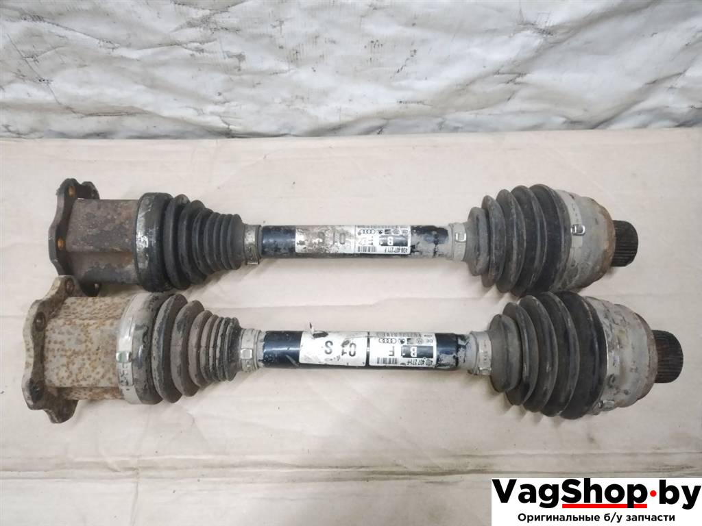 полуось передняя правая (приводной вал, ШРУС) Audi A7 1 4G 2012, 3.0 л., TDi, CLA, дизель, АКПП, белый, хетчбэк 5 дв., полный привод, правый руль, 4G0407271F - фото №1