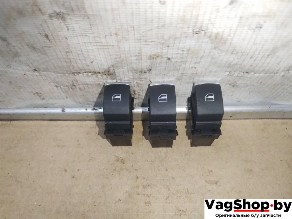 кнопка стеклоподъемника Volkswagen Touareg 2 поколение 2014, 3.6 л., FSI, CGR, бензин, АКПП, синий, внедорожник 5 дв., полный привод, 5K0959855 - фото №1