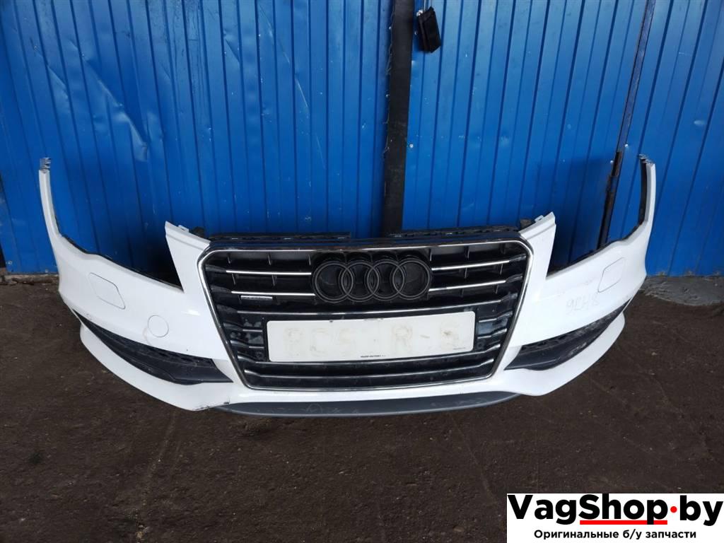 бампер передний Audi A7 1 4G 2012, 3.0 л., TDi, CLA, дизель, АКПП, белый, хетчбэк 5 дв., полный привод, правый руль, 4G8807437F - фото №1