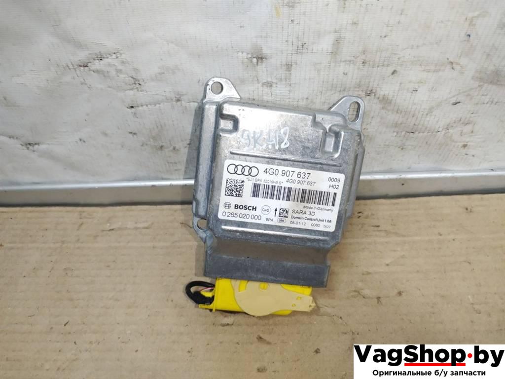 Блок управления ABS/ESP Audi A7 1 4G 2012, 3.0 л., TDi, CLA, дизель, АКПП, белый, хетчбэк 5 дв., полный привод, правый руль, 4G0907637 - фото №1