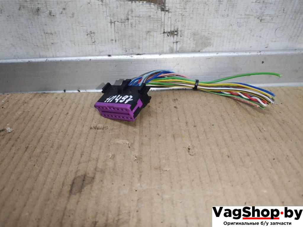 Разъем (фишка) проводки Volkswagen Golf Plus 2 поколение 2010, 1.6 л., TDi, CAY, дизель, АКПП, красный, хетчбэк 5 дв., передний привод, 3A0972695 - фото №1