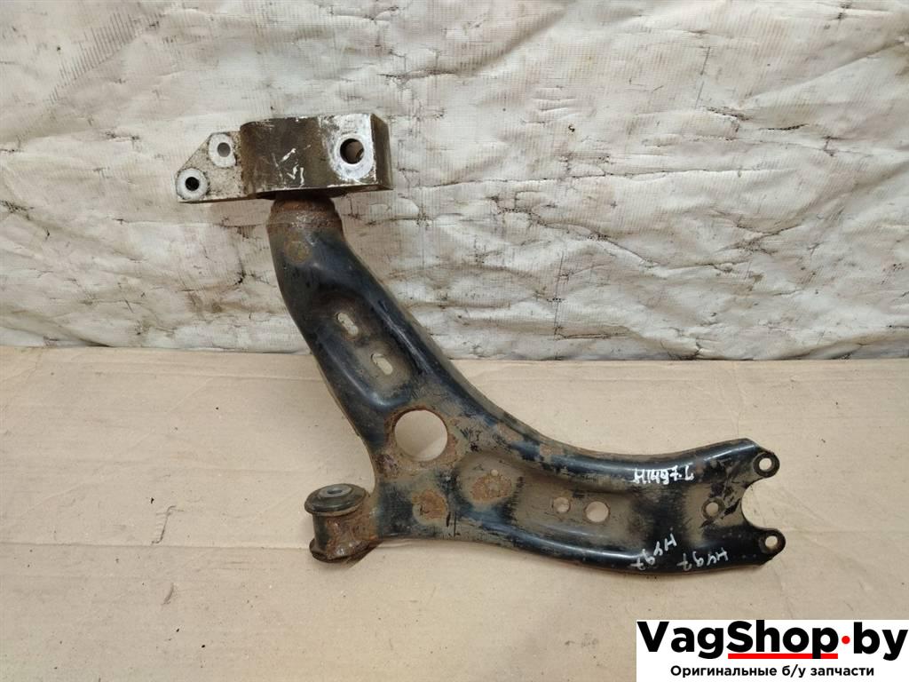 рычаг передний левый Volkswagen Golf Plus 2 поколение 2010, 1.6 л., TDi, CAY, дизель, АКПП, красный, хетчбэк 5 дв., передний привод - фото №1