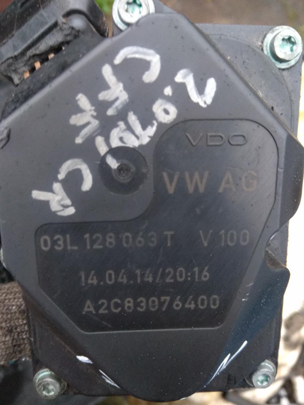 заслонка дроссельная Volkswagen Passat B6 2009, 2.0 л., TDi, дизель, седан, 03L128063T, 03L128063K, 03L128063R, 03L128063E, CAH, CAG, CBA, 03L128063J, 03L128063AC, CBB, 03L128063AF, 03L128063C, 03L128063D, CBD, CEG, CME - фото №1