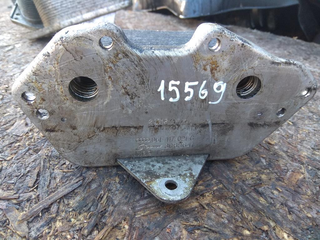 радиатор масляный Audi A4 B7 2006, 3.2 л., FSI, бензин, седан, 06E117021G, 06E117021L, . - фото №1