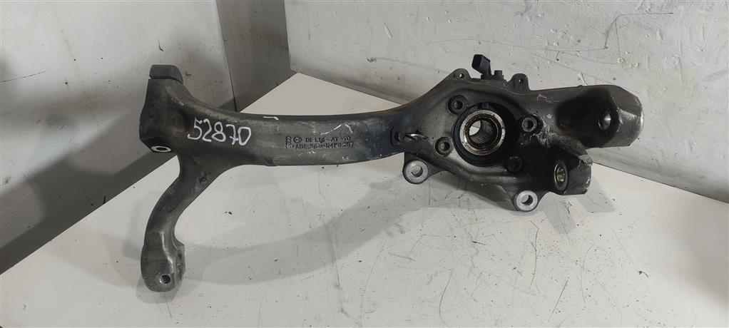 кулак поворотный левый Audi A6 4F/C6 2006, 2.0 л., TFSI, бензин, седан, 4F0407257, ASB, BNG, BMK, BPP, BSG, . - фото №1