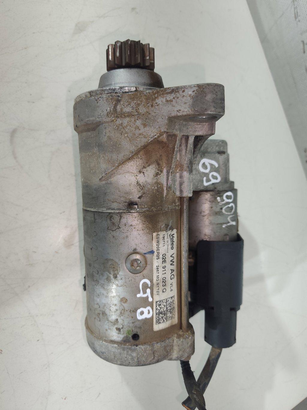 стартер Volkswagen Passat B6 2009, 2.0 л., TDi, дизель, универсал, 02E911023Q, 02E911024C, 02E911024H - фото №1