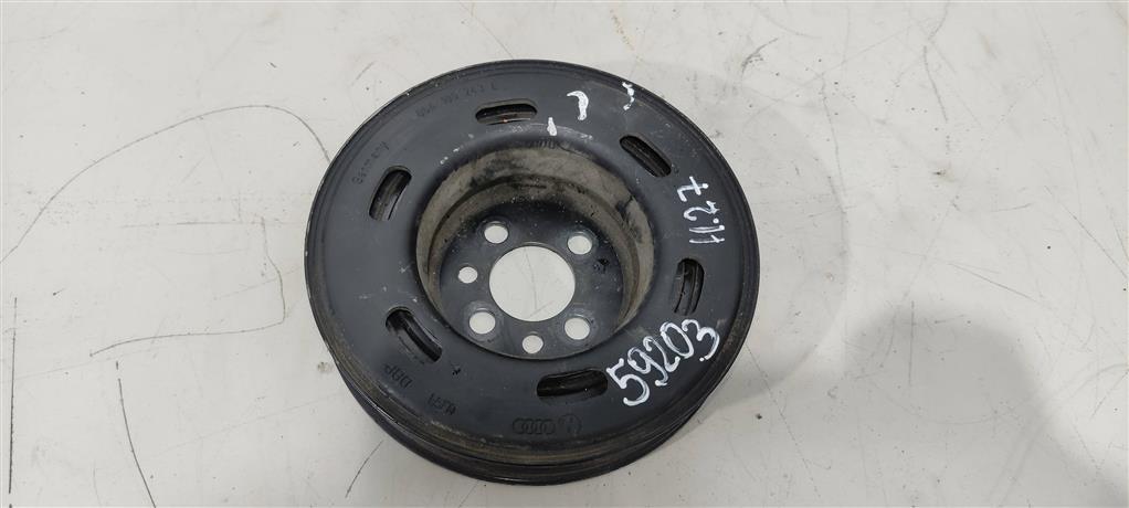 шкив коленвала Audi A6 4B/C5 2000, 1.8 л., бензин, седан, AWT, ALT, 06B105243F, 06A105243E, 06B105243E - фото №1