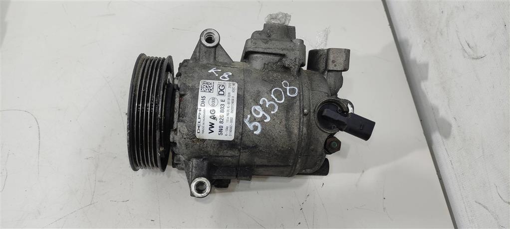 компрессор кондиционера Volkswagen Caddy 3 поколение 2006, 2.0 л., TDi, дизель, фургон, BMP, 5N0820803E, ., BRM - фото №1