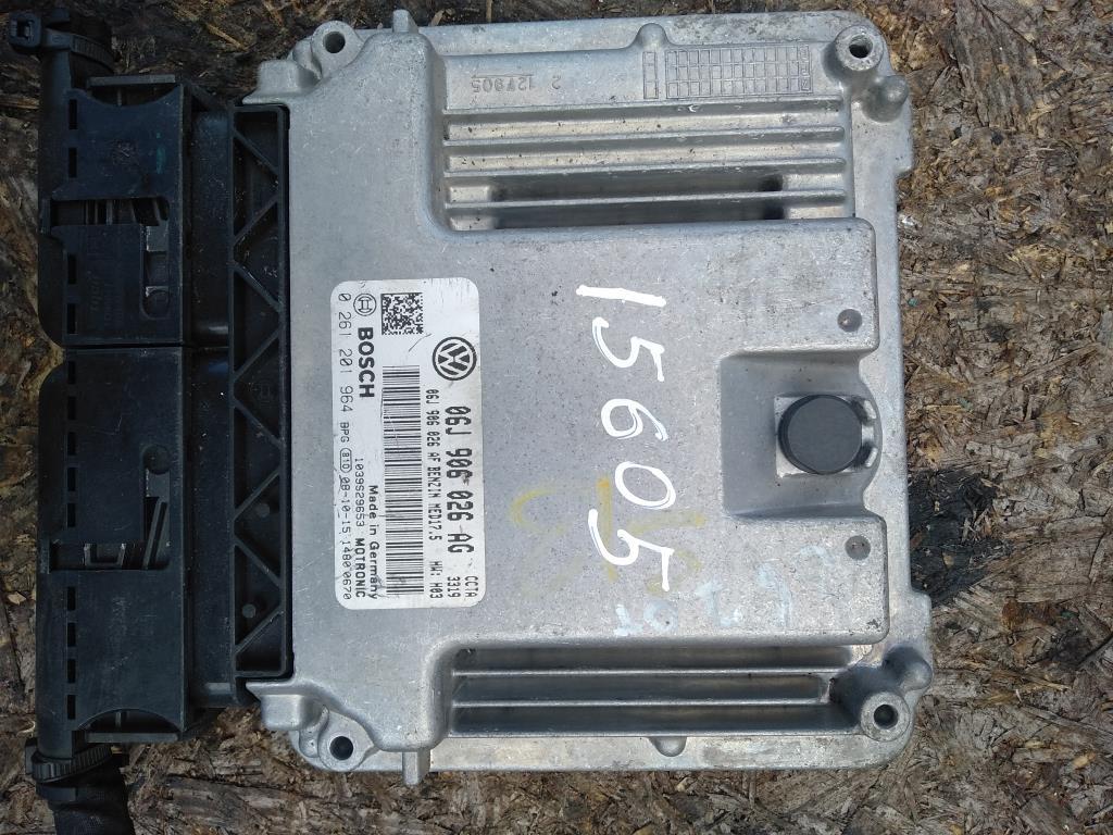 блок управления двигателем Volkswagen Passat B6 2009, 2.0 л., TFSI, бензин, седан, 06J906026AG, CCTA, . - фото №1
