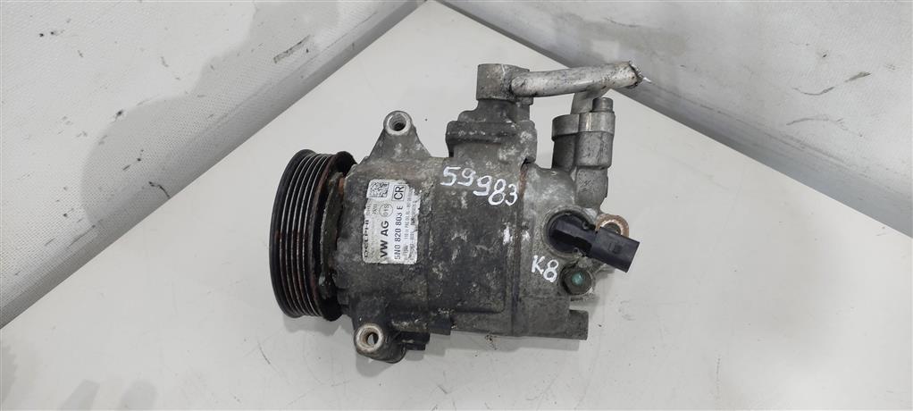 компрессор кондиционера Volkswagen Caddy 3 поколение 2006, 2.0 л., TDi, дизель, фургон, BMP, 5N0820803E, ., BRM - фото №1