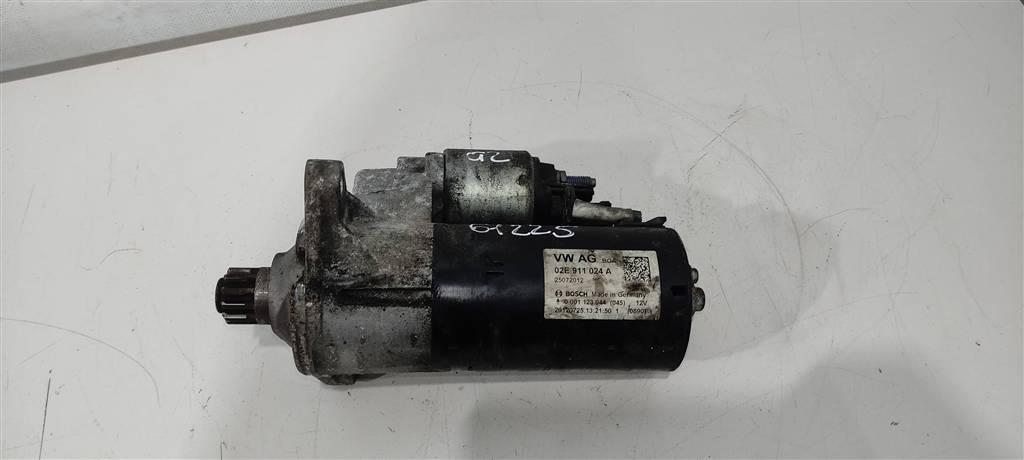 стартер Volkswagen Passat B6 2006, 2.0 л., TDi, дизель, седан, 02E911024A, BKD, BMM, BMR, BKP, BMN, CBBB, CJAA, CEGA, CAAC, CAAE, CRLB, CRLC, CRBC, CRUA, CRFC, CRFA, CUNA, CRBD, CEPB, CKFC, 02E911024AX - фото №1
