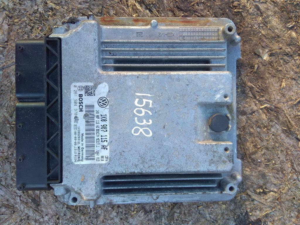блок управления двигателем Volkswagen Passat B6 2009, 2.0 л., TFSI, бензин, седан, 1K0907115AF, CBFA, . - фото №1