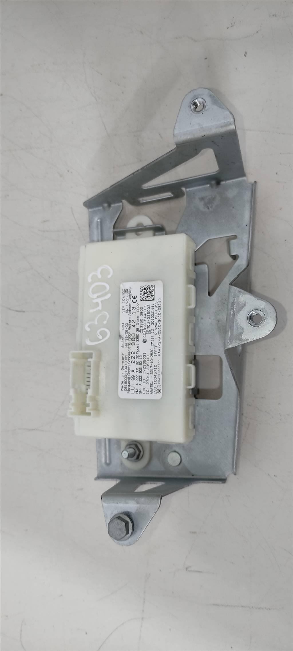 Блок управления бесключевым доступом Mercedes-Benz GLC-Класс X253/C253 2017, дизель, внедорожник 5 дв., ., A2229004213 - фото №1