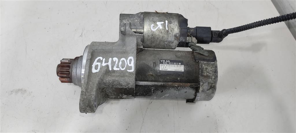 стартер Volkswagen Jetta 6 поколение 2012, 2.0 л., TFSI, бензин, седан, BVZ, BVY, BPY, BVX, BWA, CDA, CAW, CCT, BZB, 02E911023M, 02E911022H, 02E911024D - фото №1