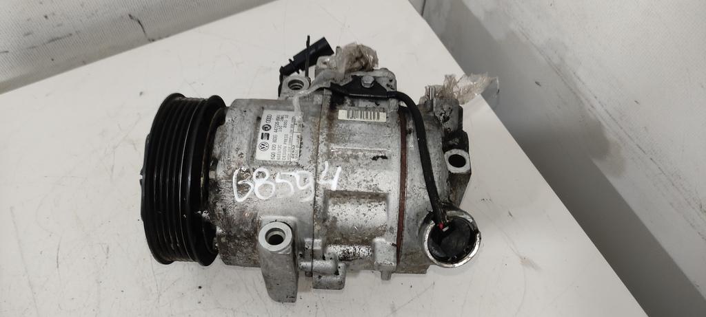 компрессор кондиционера Volkswagen Polo 4 поколение 2003, 1.2 л., бензин, хетчбэк 5 дв., 6Q0820803G, BME, AZQ, . - фото №1