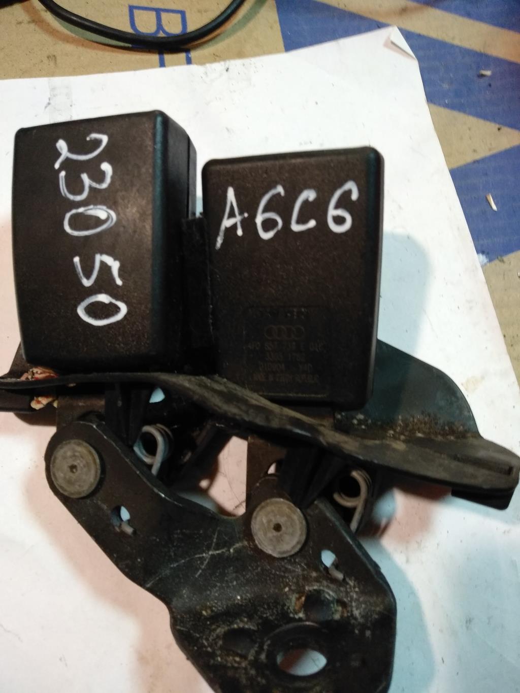 замок ремня безопасности Audi A6 4F/C6 2006, 3.2 л., бензин, седан, 4F0857739E, . - фото №1