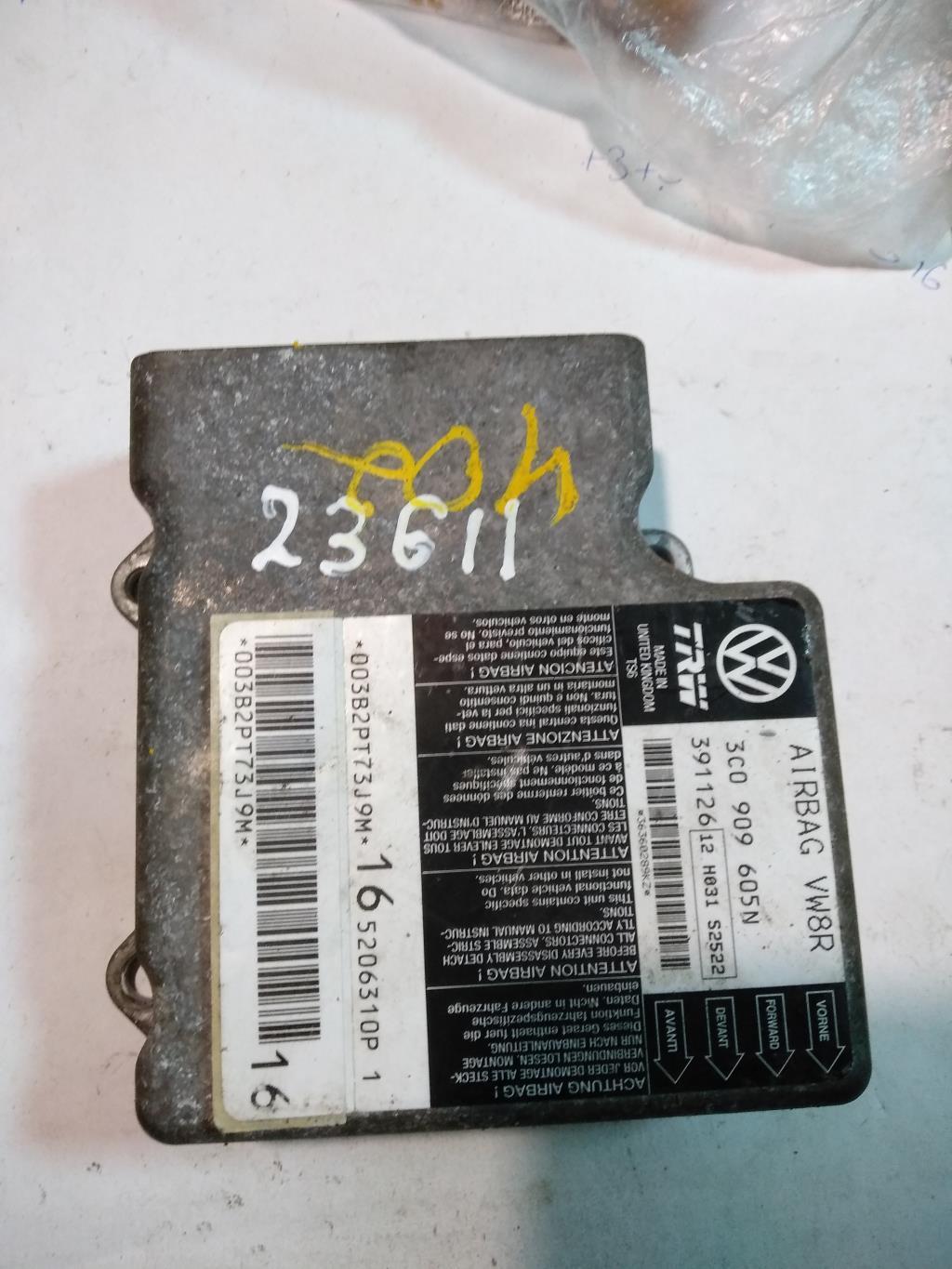блок AirBag Volkswagen Passat B6 2006, 2.0 л., бензин, седан, 3C0909605N, . - фото №1