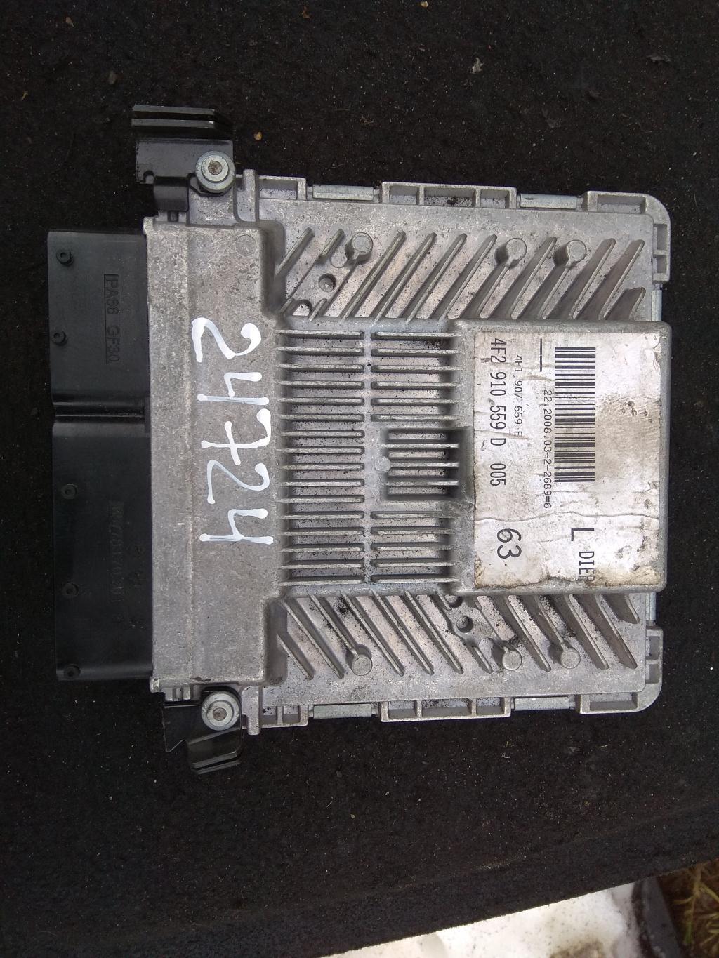 блок управления двигателем Audi A6 4F/C6 2006, 3.2 л., бензин, седан, 4F1907559E, 4F2910559D - фото №1