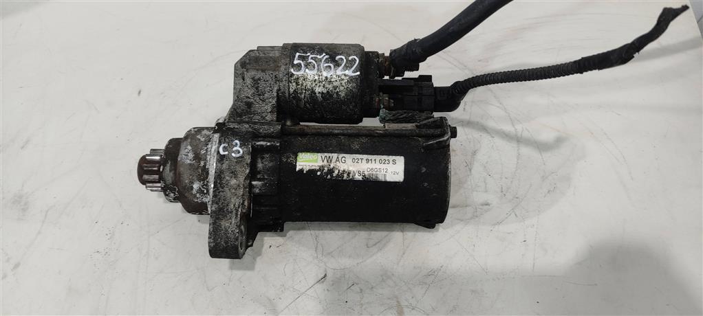 стартер Skoda Fabia 2 поколение (5J) 2007, 1.6 л., FSI, бензин, хетчбэк 5 дв., 02T911023R, 02T911023S, 02T911024N - фото №1