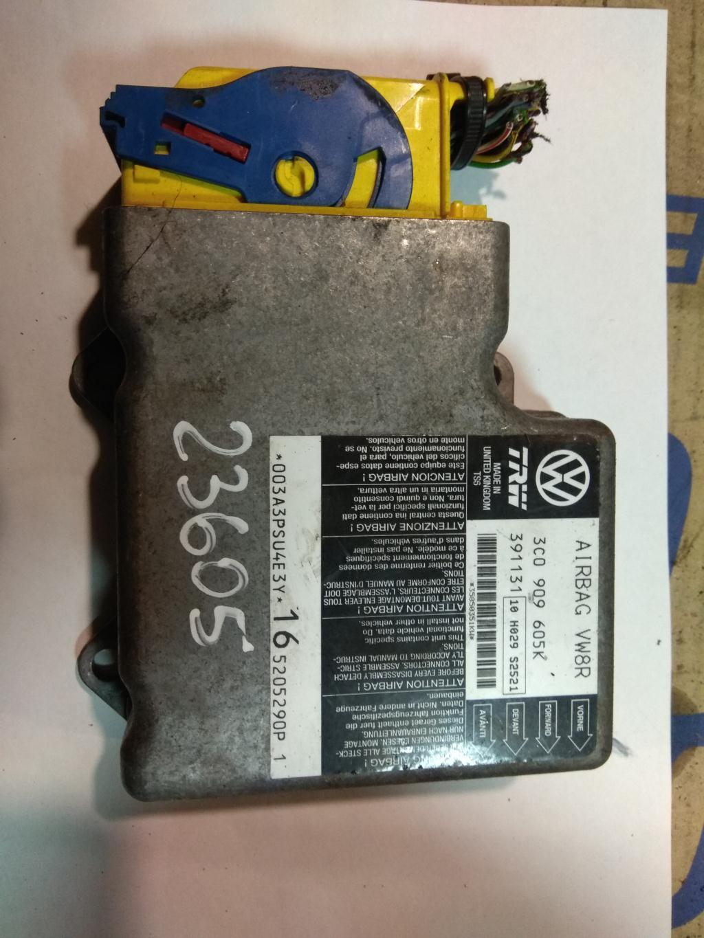 блок AirBag Volkswagen Passat B6 2006, 2.0 л., бензин, седан, 3C0909605K, . - фото №1