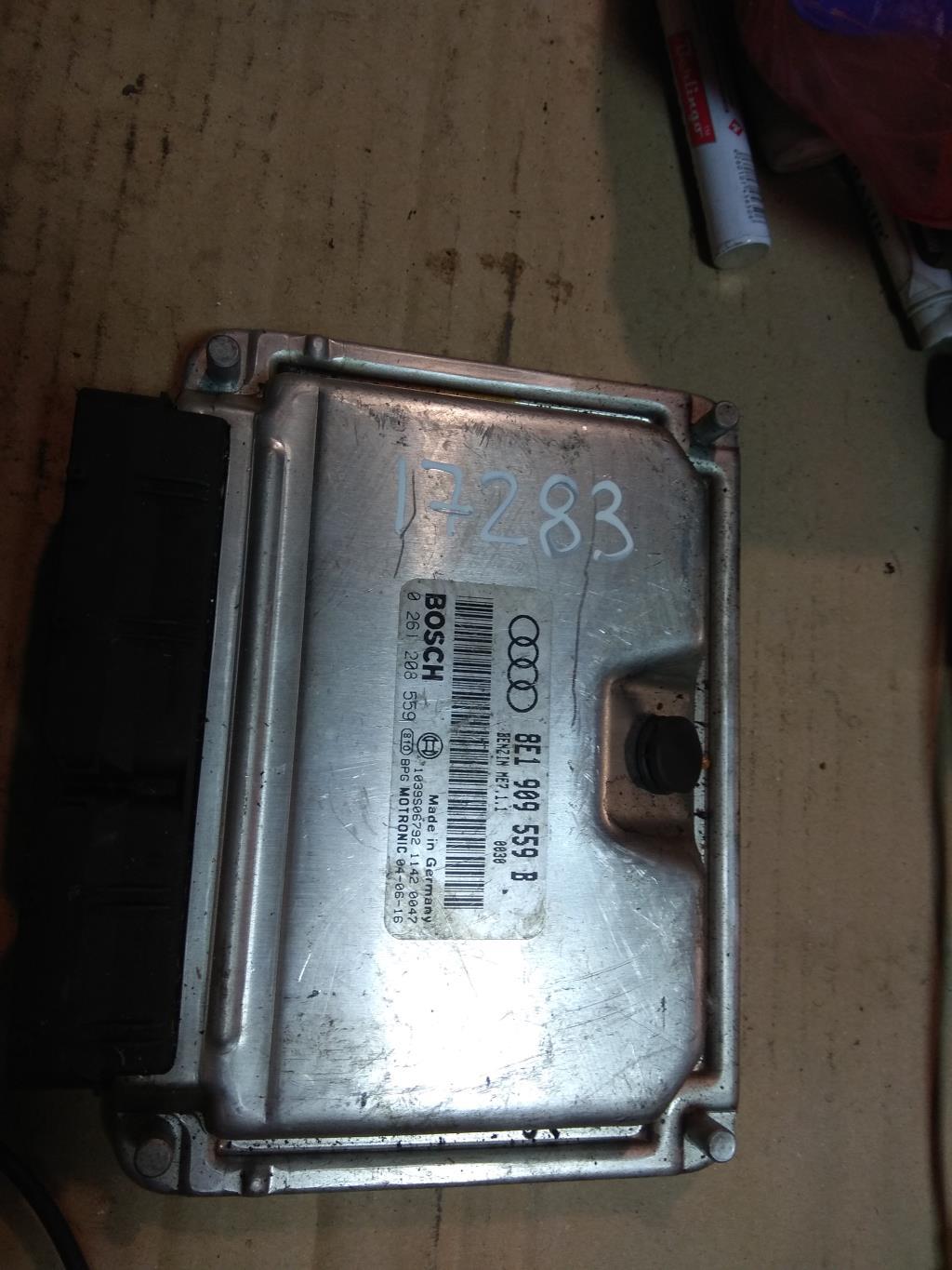 блок управления двигателем Audi A4 B7 2006, 3.0 л., бензин, седан, 8E1909559B, 8E1909559BX, . - фото №1