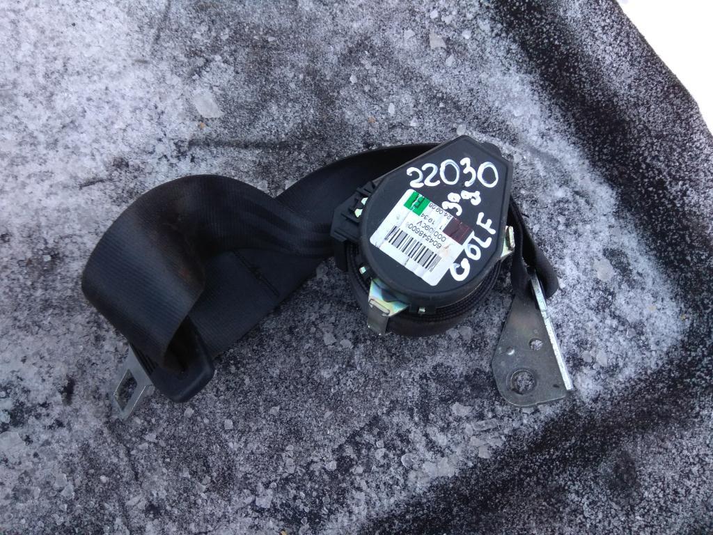 ремень безопасности Volkswagen Golf 5 поколение 2007, 2.0 л., бензин, хетчбэк 5 дв., 1K6857806G, 1K6857806AD, . - фото №1