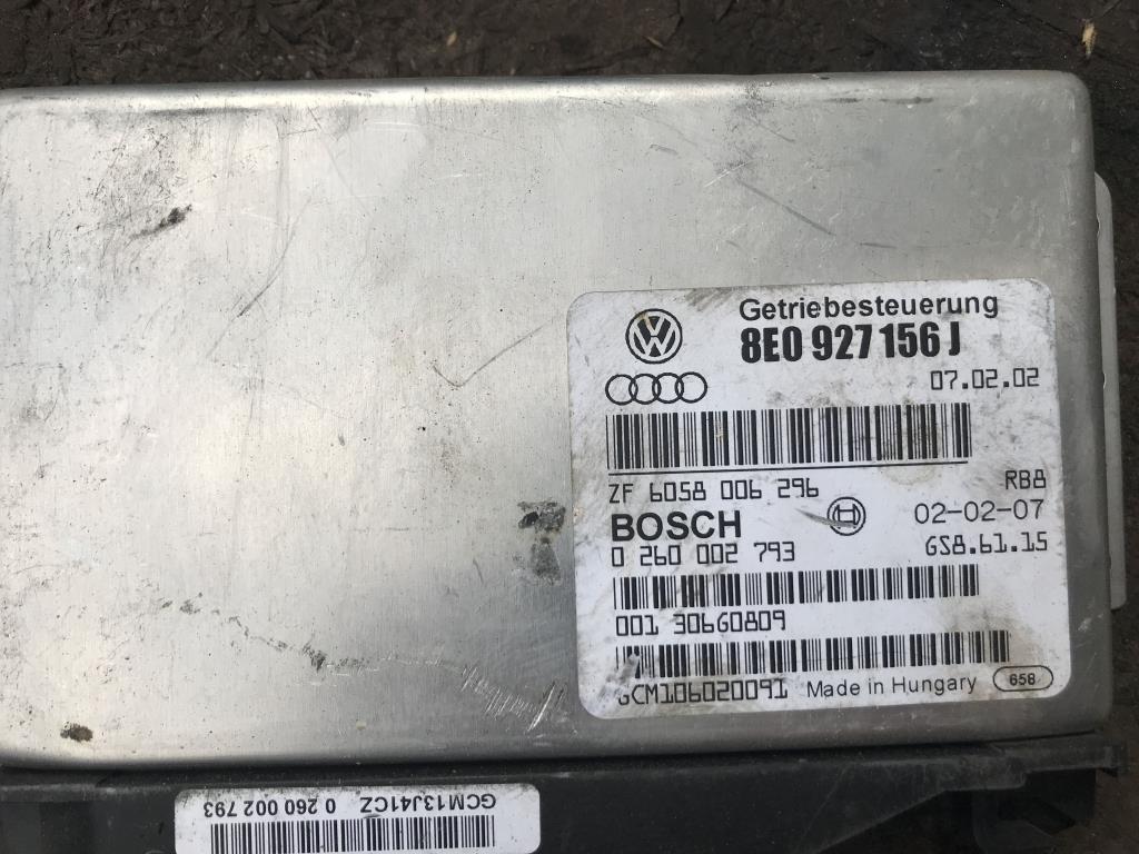 блок управления АКПП Audi A4 B6 2003, 3.0 л., бензин, седан, 8E0927156J, . - фото №1