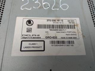 магнитола Skoda Superb 2 поколение 2011, 1.8 л., бензин, хетчбэк 5 дв., 3T0035161G, .