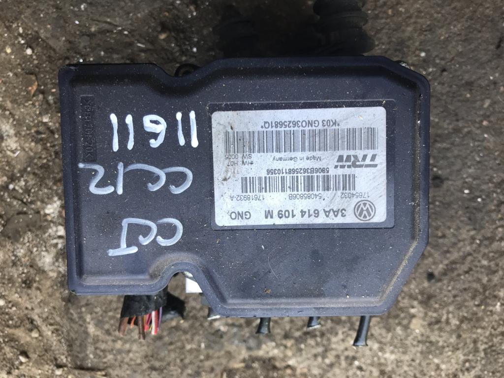 блок ABS Volkswagen Passat B7 2013, 1.8 л., бензин, седан, 3AA614109M, ., 3AA614109F, 3AA614109G, 3AA614109N - фото №1
